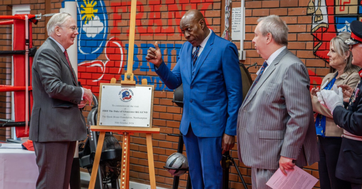 Frank Bruno Foundation Royal visit